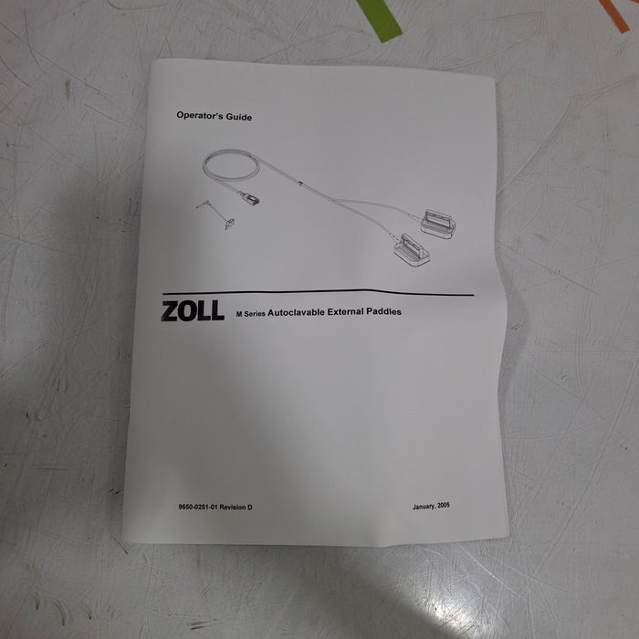Zoll Zoll 8011-0503 Steam Autoclavable Defibrillation Paddles Defibrillators reLink Medical