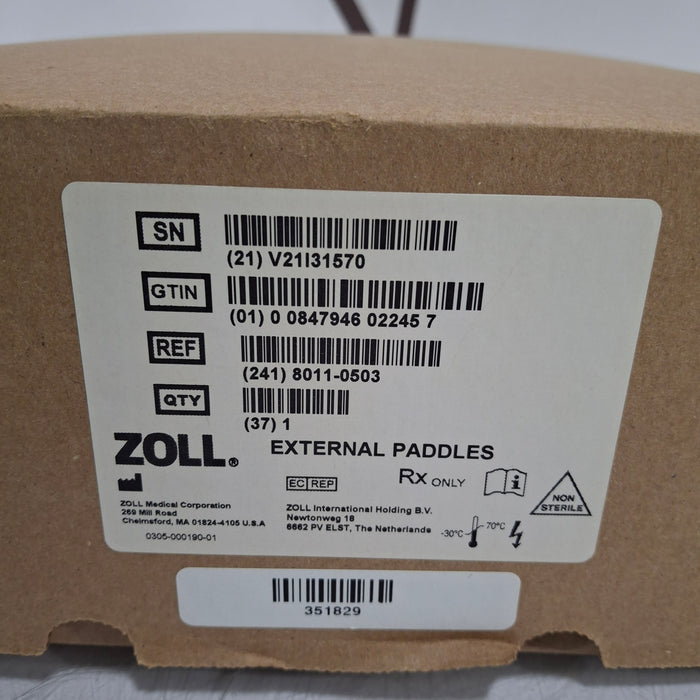 Zoll Zoll 8011-0503 Steam Autoclavable Defibrillation Paddles Defibrillators reLink Medical