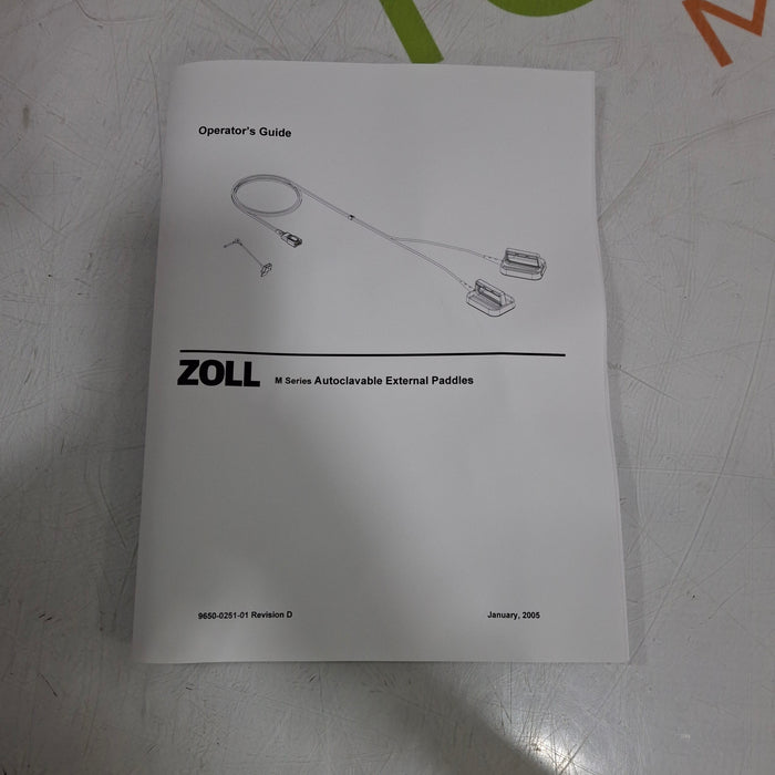Zoll Zoll 8011-0503 Steam Autoclavable Defibrillation Paddles Defibrillators reLink Medical