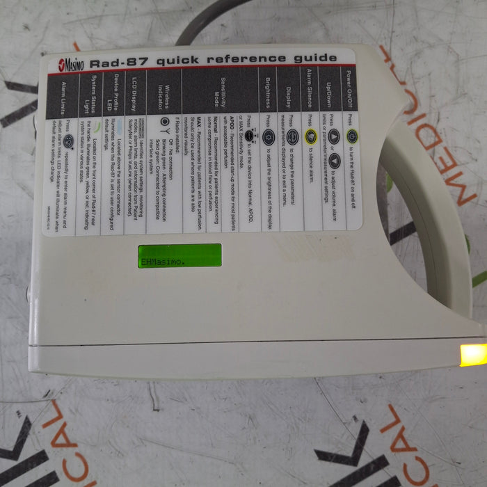 Masimo Masimo Rad 87 Rainbow Set Pulse Oximeter Patient Monitors reLink Medical