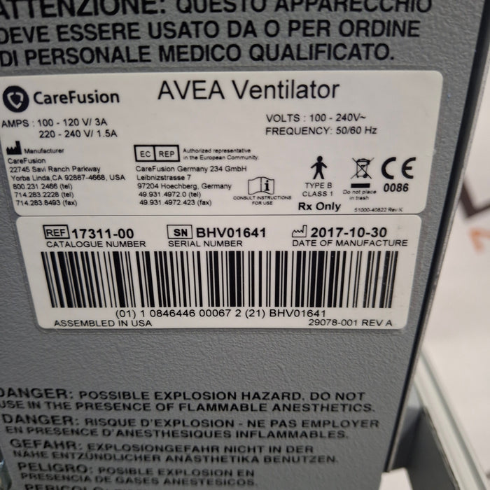 CareFusion Avea Ventilator