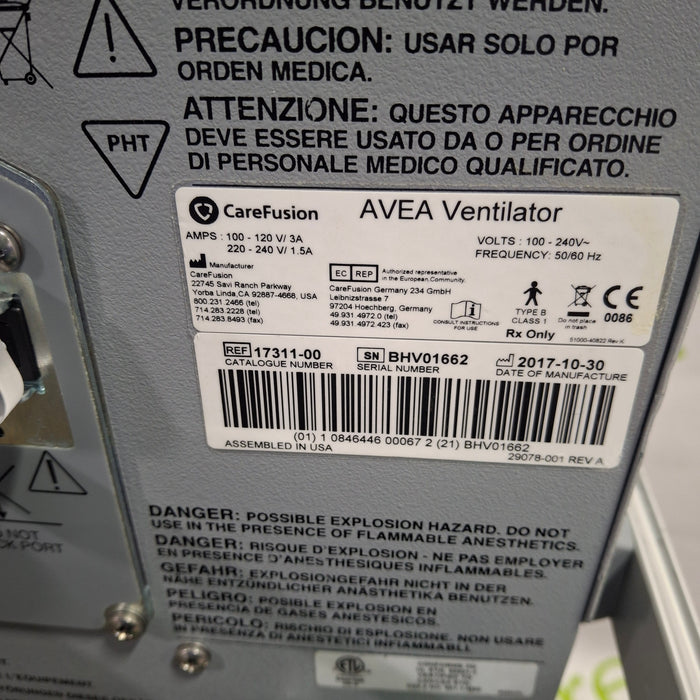 CareFusion Avea Ventilator