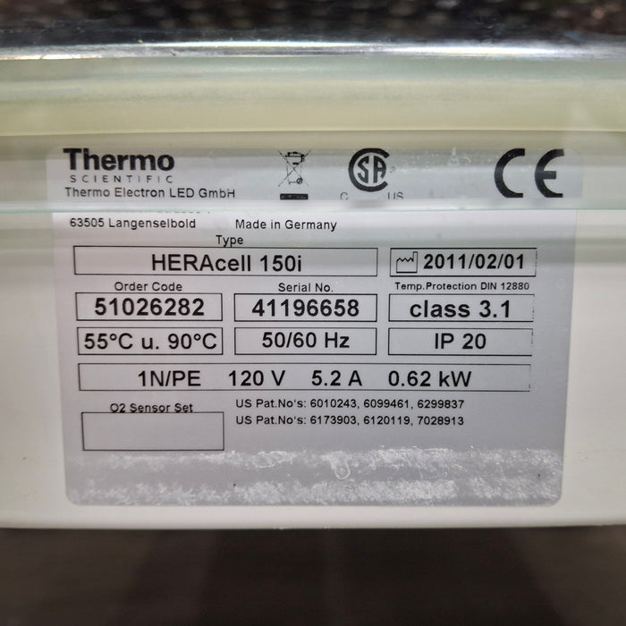 Thermo Scientific Thermo Scientific Heracell 150i CO² Incubator Research Lab reLink Medical