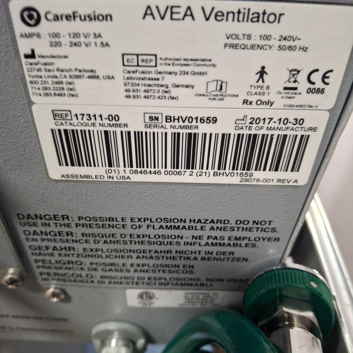 CareFusion Avea Ventilator
