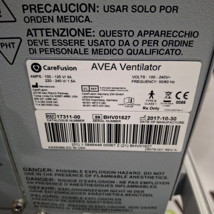 CareFusion Avea Ventilator