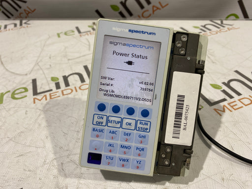 Baxter Baxter Sigma Spectrum 6.02.06 without Battery Infusion Pump Infusion Pump reLink Medical