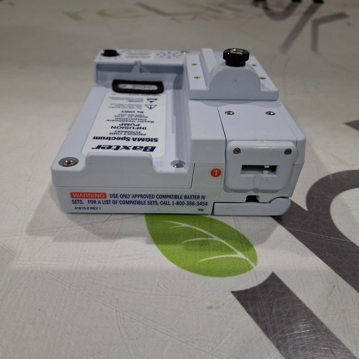 Baxter Baxter Sigma Spectrum 8.01.00 w/o Battery Infusion Pump Infusion Pump reLink Medical