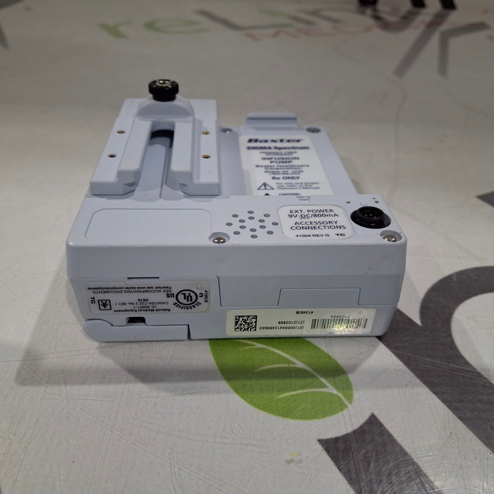 Baxter Baxter Sigma Spectrum 8.01.00 w/o Battery Infusion Pump Infusion Pump reLink Medical