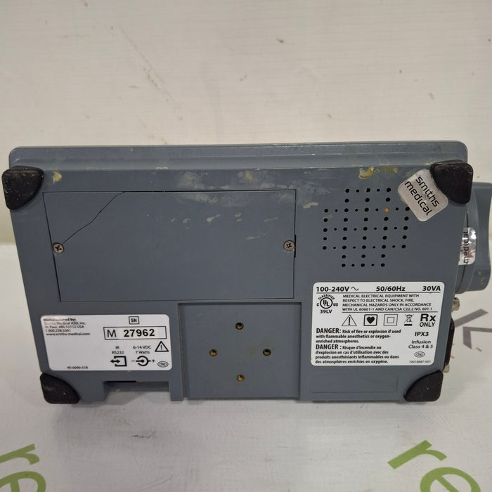 Smiths Medical Medfusion 3500 Version 5 Syringe Infusion Pump