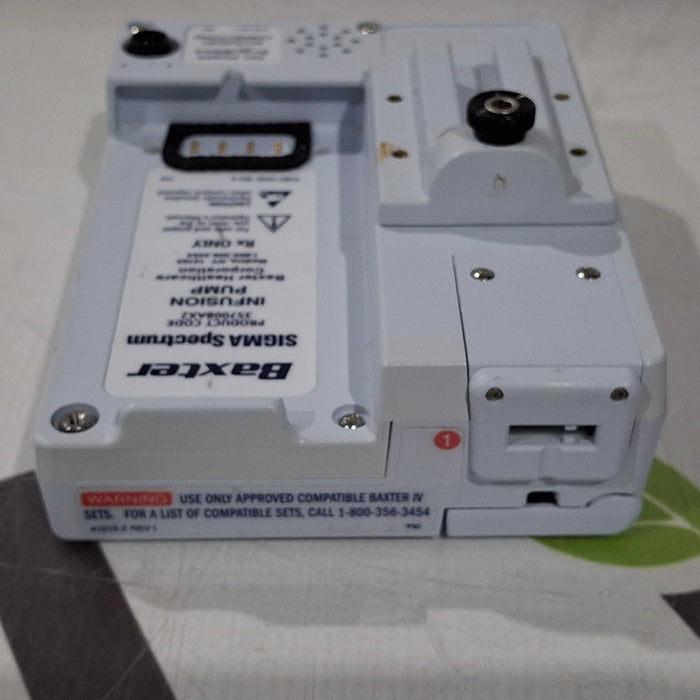 Baxter Baxter Sigma Spectrum 8.01.00 w/o Battery Infusion Pump Infusion Pump reLink Medical