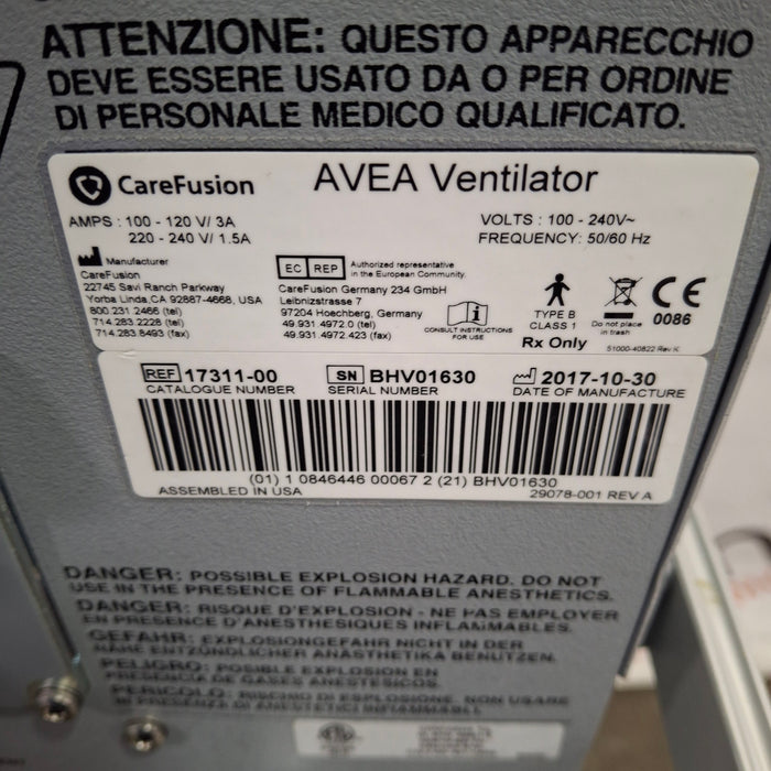 CareFusion Avea Ventilator