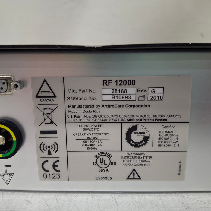 ArthroCare Corporation ArthroCare Corporation Quantum 2 Electrosurgical Unit Electrosurgical Units reLink Medical
