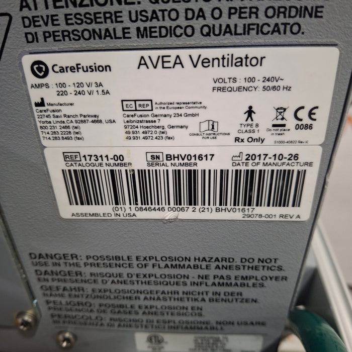 CareFusion Avea Ventilator