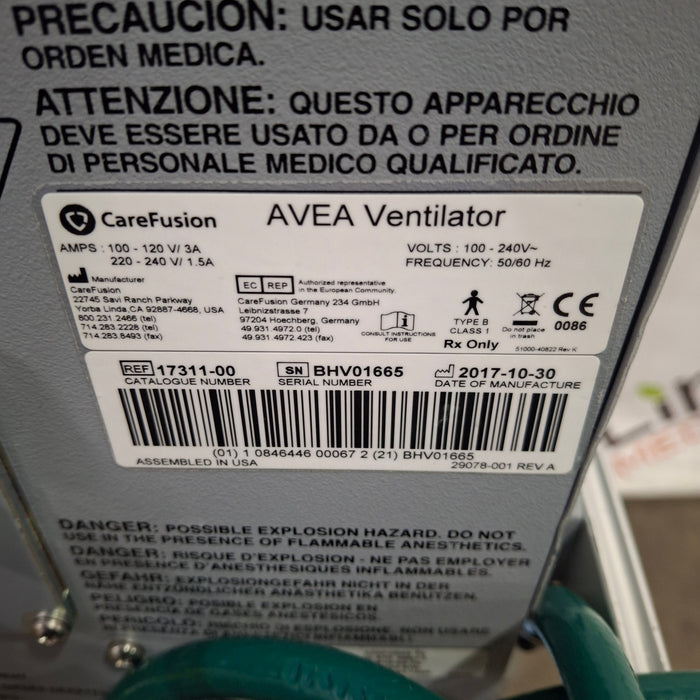CareFusion Avea Ventilator