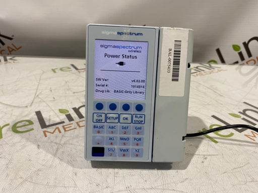 Baxter Baxter Sigma Spectrum 6.02.08 without Battery Infusion Pump Infusion Pump reLink Medical