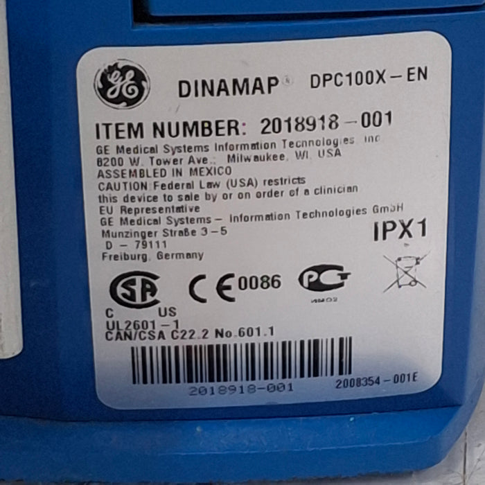 GE Healthcare GE Healthcare Dinamap ProCare 100 Vital Signs Monitor Patient Monitors reLink Medical