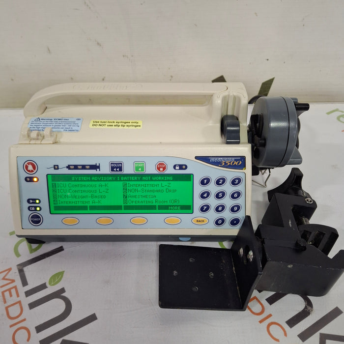 Smiths Medical Smiths Medical Medfusion 3500 Version 5 Syringe Infusion Pump Infusion Pump reLink Medical