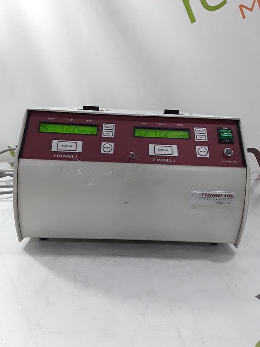 Chrono-Log Corporation Chrono-Log Corporation Model 700-X Aggregometer Clinical Lab reLink Medical