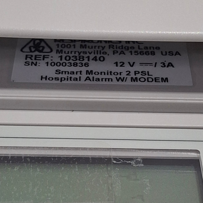 Respironics Respironics SmartMonitor 2 PSL Apnea Monitor Respiratory reLink Medical