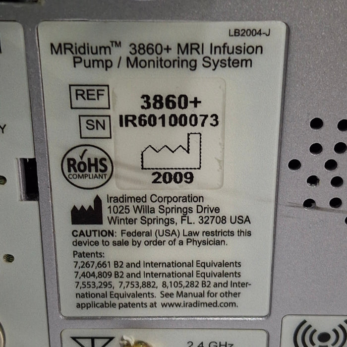Iradimed Iradimed MRidium 3860+ w/3861 MRI Infusion Pump Infusion Pump reLink Medical