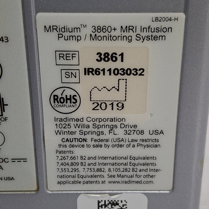 Iradimed Iradimed MRidium 3860+ w/3861 MRI Infusion Pump Infusion Pump reLink Medical