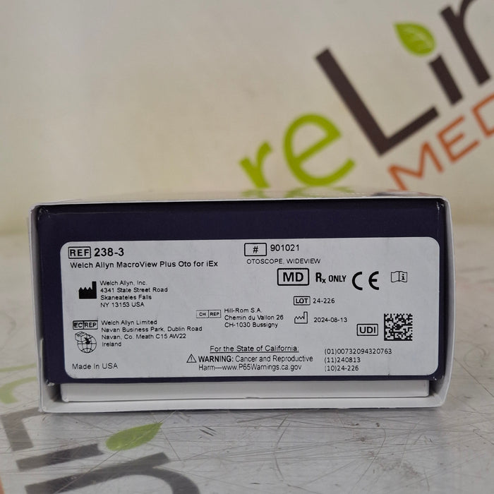 Hill-Rom Hill-Rom Welch Allyn 238-3 MacroView Otoscope Head Diagnostic Exam Equipment reLink Medical