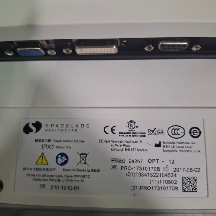 Spacelabs Healthcare Xprezzon 94267 Opt-19 Patient Monitor