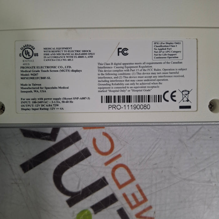 Spacelabs Healthcare Spacelabs Healthcare 94267 Flat Panel Patient Monitor Patient Monitors reLink Medical