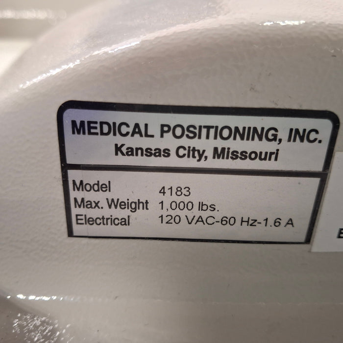 Medical Positioning, Inc. Model 4183 Stretcher