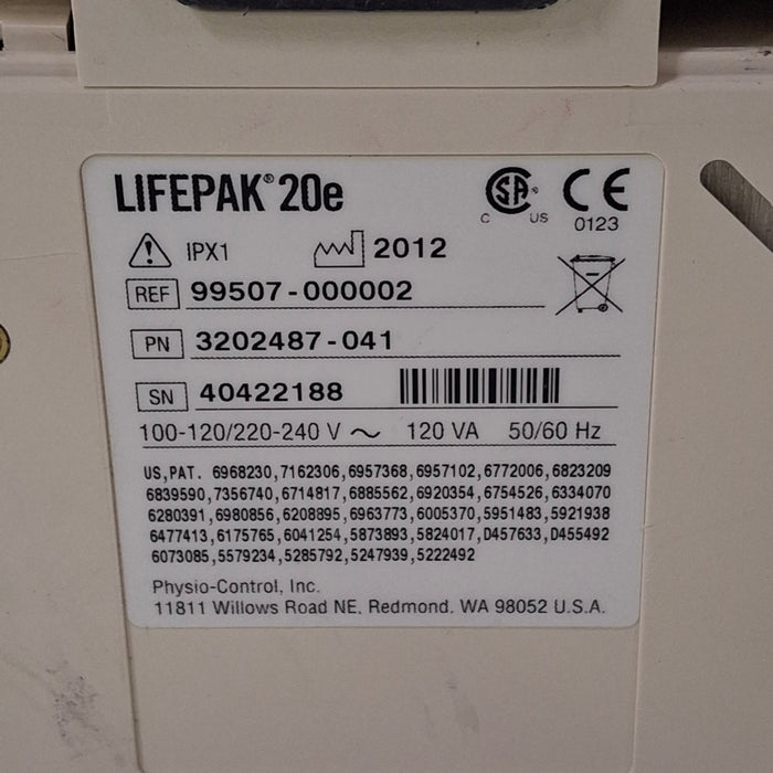 Physio-Control LifePak 20e Defibrillator
