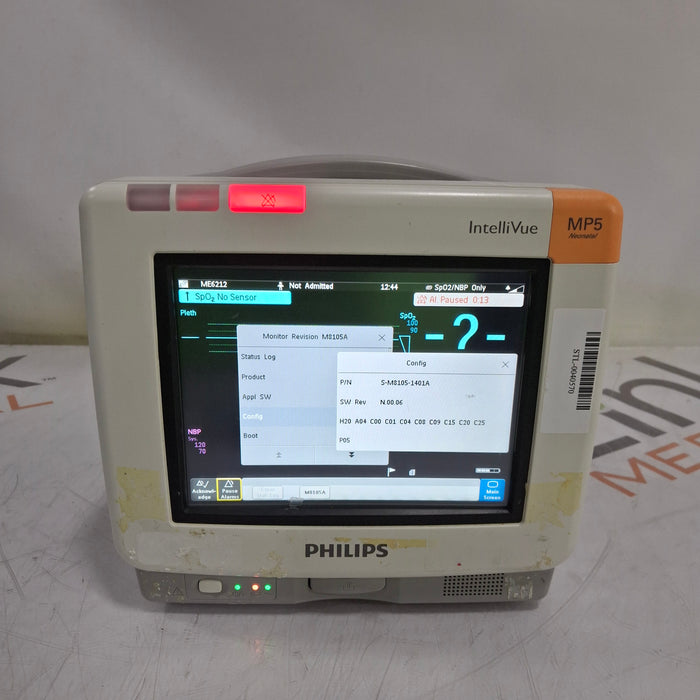 Philips Philips IntelliVue MP5 Neonatal Fast SpO2, ECG, NIBP Patient Monitor Patient Monitors reLink Medical