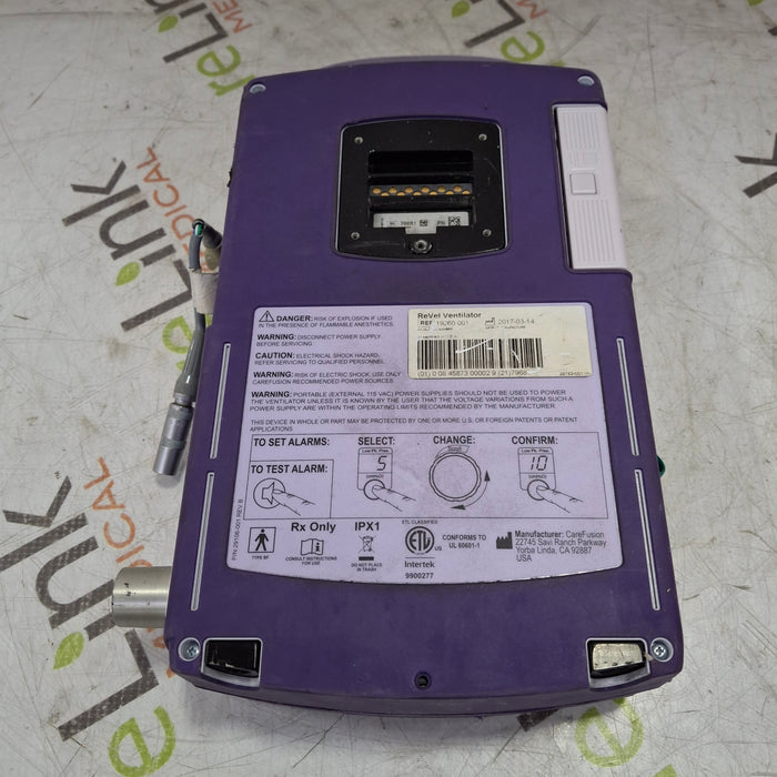 CareFusion CareFusion Revel Transport Ventilator Respiratory reLink Medical