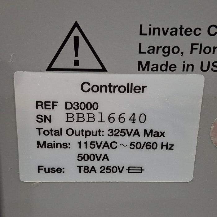 Linvatec D3000 Advantage Shaver Console