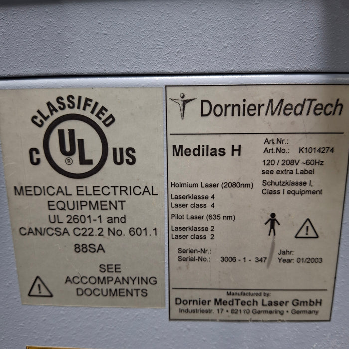 Dornier Medical Systems Holmium Medilas H Laser
