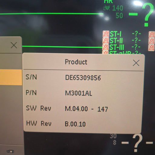 Philips Philips M3001AL-A05C06 Masimo Rainbow SpO2, NIBP, ECG, Temp, IBP MMS Module Patient Monitors reLink Medical