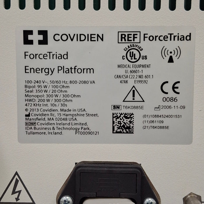 Covidien Force Triad 3.8-4.0 Electrosurgical Unit