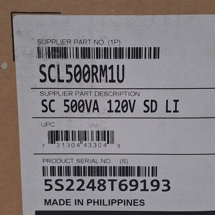 APC SCL500RM1U Smart UPS