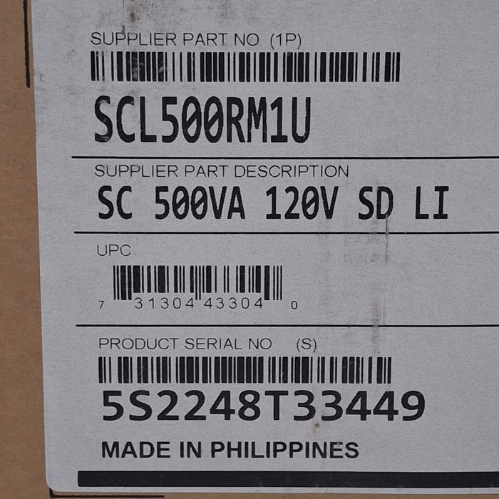 APC APC SCL500RM1U Smart UPS Computers Tablets & Networking reLink Medical