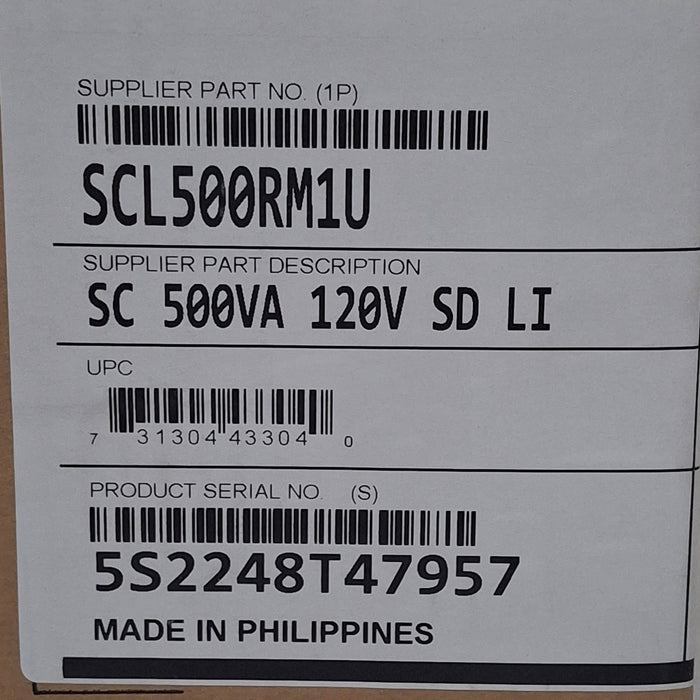 APC SCL500RM1U Smart UPS