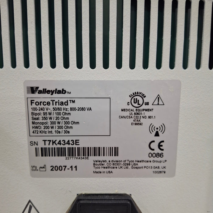 Covidien Covidien Force Triad 3.5 Electrosurgical Unit Electrosurgical Units reLink Medical