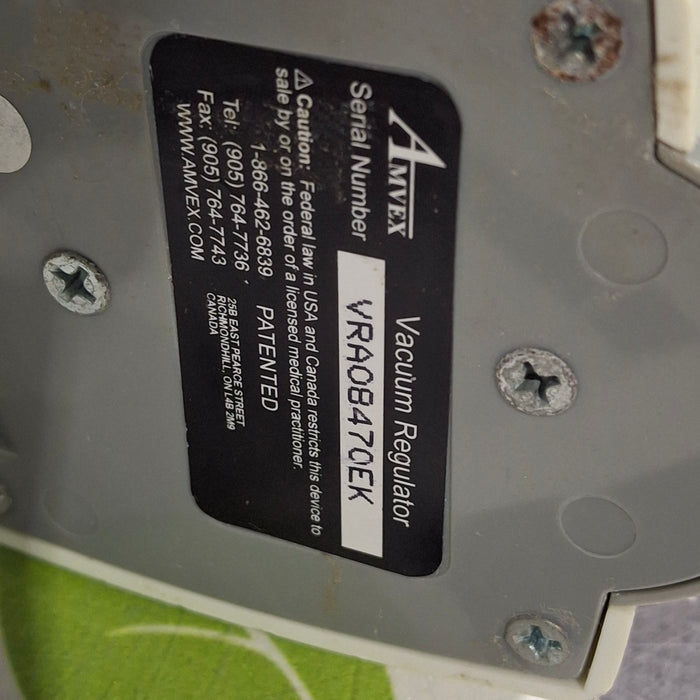 Amvex Amvex Vacuum Regulator Respiratory reLink Medical