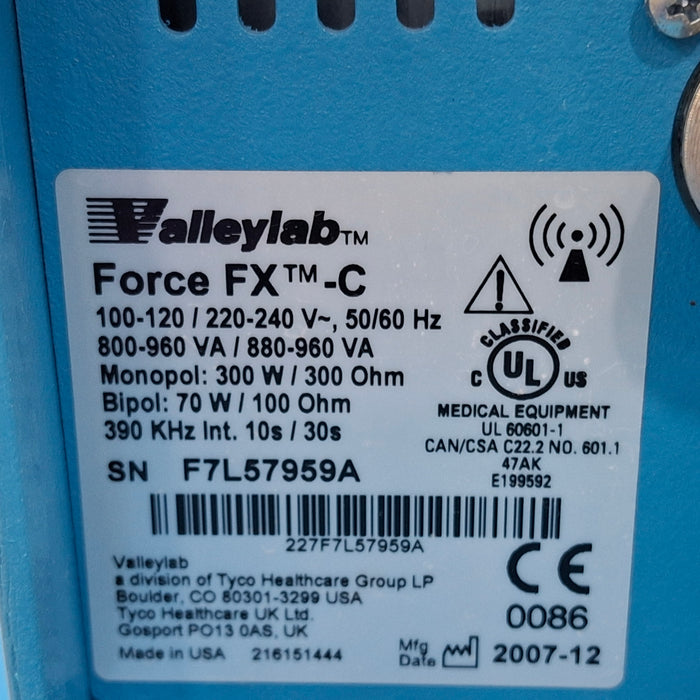 Covidien Covidien Valleylab Force FX-C Electrosurgical Generator Electrosurgical Units reLink Medical