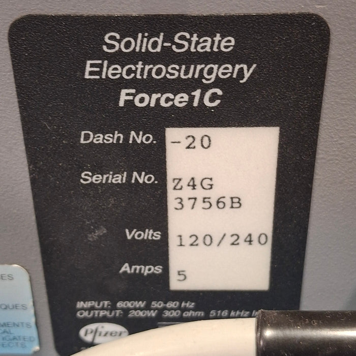 Valleylab Valleylab Force 1C Electrosurgical Unit Electrosurgical Units reLink Medical