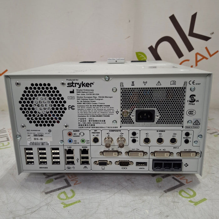 Stryker Stryker SDC3 240 060 100 Image Management System Rigid Endoscopy reLink Medical