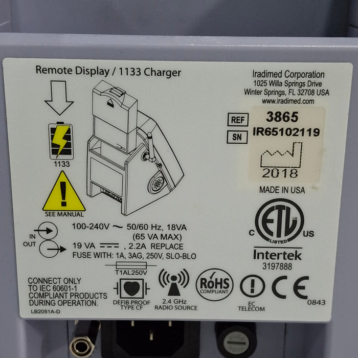 Iradimed Iradimed 3865 MRI Infusion Pump Infusion Pump reLink Medical