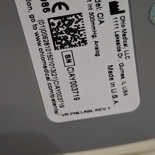 Amvex Amvex Vacuum Regulator Respiratory reLink Medical