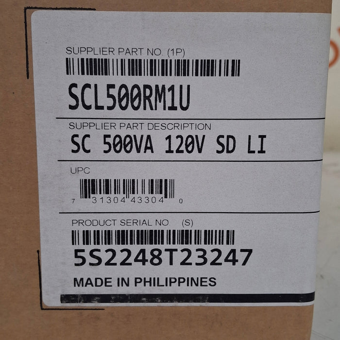 APC APC SCL500RM1U Smart UPS Computers Tablets & Networking reLink Medical