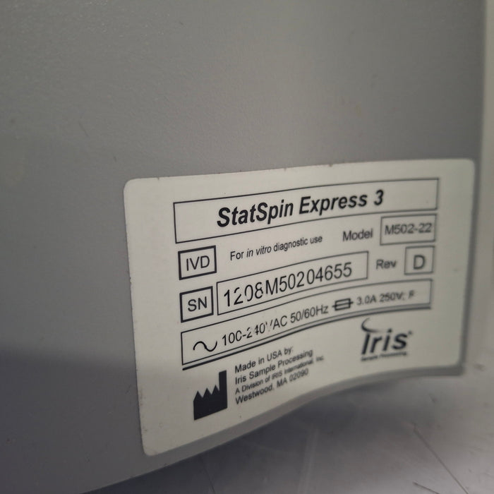 IRIS Medical IRIS Medical StatSpin Express 3 Centrifuge Centrifuges reLink Medical