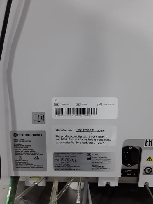 Sysmex Sysmex XN-20 Hematology Analyzer Clinical Lab reLink Medical