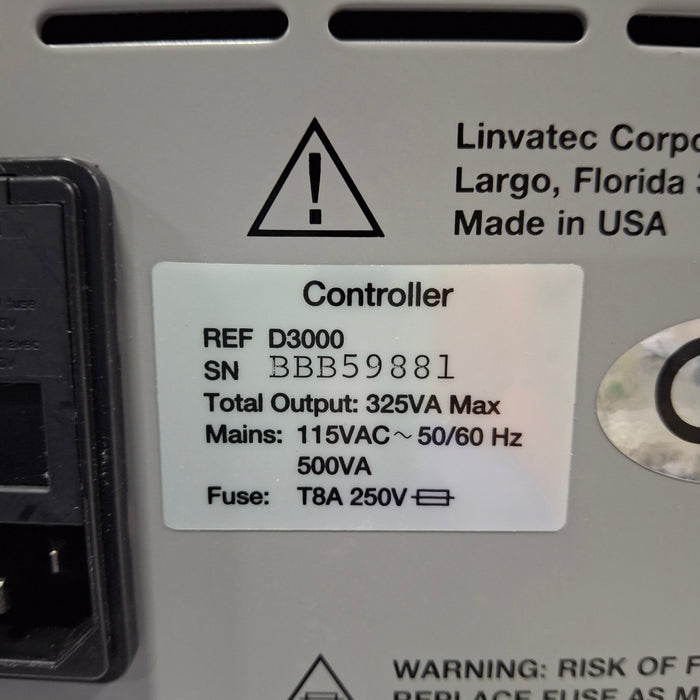 Linvatec Linvatec D3000 Advantage Shaver Console Surgical Equipment reLink Medical